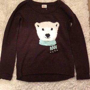 Pacsun Christmas Polar bear sweater